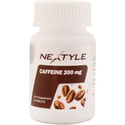 تصویر قرص کافئین 200 نکستایل Nextyle Caffeine 200 mg Tablets