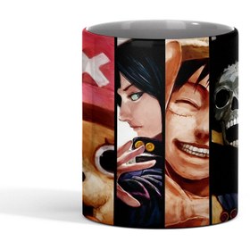 تصویر ماگ سرامیکی طرح وان پیس کد 04 - ساده One Piece mug code 04