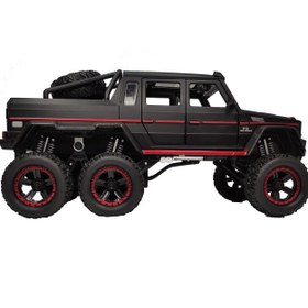 تصویر بنز جی کلاس G-class G63 شش چرخ 1:22 - سفید Benz G63 6x6