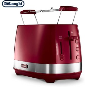 تصویر توستر دلونگی ایتالیا CTLA2103.R Active Line Toaster 