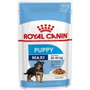 تصویر پوچ توله سگ مکسی رویال کنین 140 گرم (توله سگهای نژاد بزرگ) Royal Canin Maxi Puppy Pouches 140g