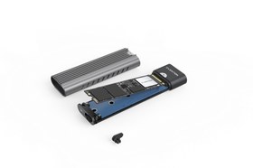 تصویر مبدل USB-A/USB-C به NVMe M.2 SSD لنشن مدل C9 