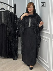 تصویر پیراهن رویه دار مزونی ژیلا کد 2393 