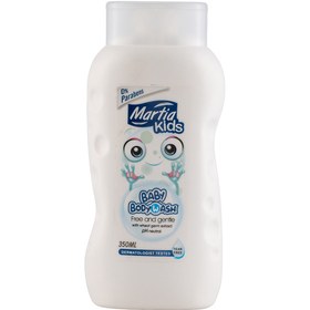 تصویر شامپو بدن کودک مدل حبابی حجم 350 میلی لیتر مارتیا Martia Baby Body Wash 350 ml