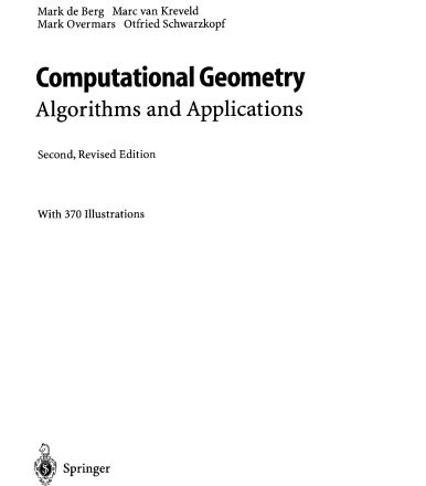 خرید و قیمت دانلود کتاب Computational Geometry - Algorithms and Applns ...