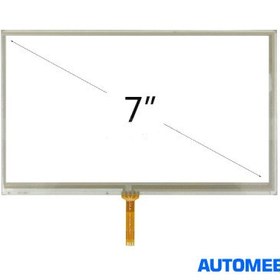 تصویر تاچ اسکرین مقاومتی 7 اینچ 4 پین سایز 161x97mm 