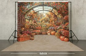 تصویر بکدراپ پارچه ای عکاسی طرح پاییز کد fall429 