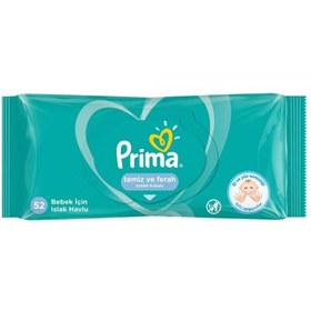 تصویر دستمال مرطوب کودک ۵۲ عددی پمپرز پریما اسپانیا انقضا ۲۰۲۴.۱۱ pampers prima 