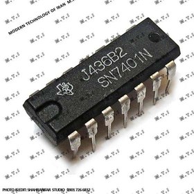 تصویر آی سی تی تی ال SN7401N / TEXAS MALAYSIA 