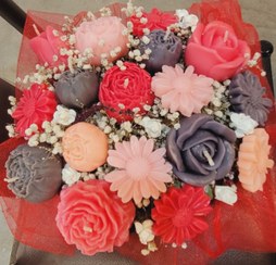 تصویر دسته گل شمع بزرگ phonix_candle