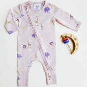 تصویر سرهمی وارداتی دو زیپ طرح جنگل کوچک برند Sprout 