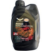 تصویر روغن موتور سیکلت بهران ۱۰W-۴۰ حجم ۱ لیتر 