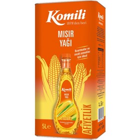 تصویر روغن ذرت کومیلی اصلی ترکیه 5 لیتری Original Turkish corn oil 5 liters