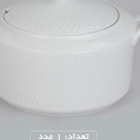 تصویر سرویس غذاخوری 102 پارچه چینی زرین ایران سری رادیانس مدل White درجه یک - سفید صدفی 