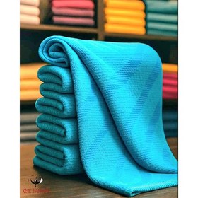 تصویر حوله دستی طرح آسو 