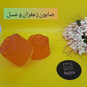 تصویر صابون زعفران و عسل 