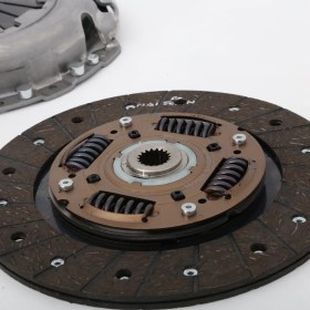 تصویر دیسک و صفحه 215 میل تیبا برند وگر Clutch kit 215 tiba brand Weger