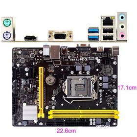 تصویر مادربرد بایواستار H110MHC BIOSTAR H110MHC LGA1151 H110 Mainboard