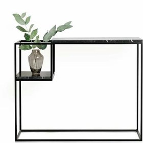 تصویر میز کنسول مینیمال مدرن از جنس فلز و چوب - مدل C601 - طرح C601 - Console Table