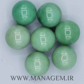 تصویر گوی سنگ آونتورین سبز 