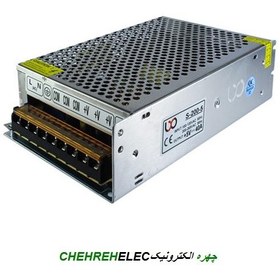 تصویر اداپتور 5V فلزی 40A سویچينگ 