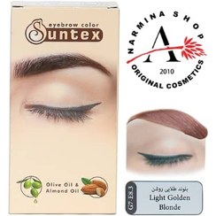 تصویر کیت ابرو سانتکس بلوند طلایی روشن SANTEX 