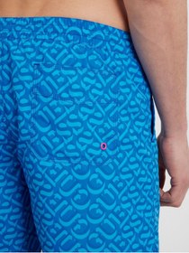 تصویر شورت شنا فاق نرمال طرح دار مردانه | گس Guess F4GT06WG2A2-P7OJ 