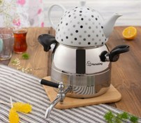 تصویر کتری قوری استیل شیردار برند هوم کینگ پلاس 