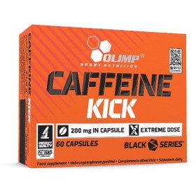 تصویر مکمل کافئین کیک200الیمپCaffeine Kick 200 mg Olimp 