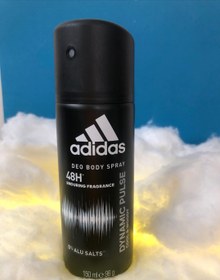 تصویر اسپری دئودورانت مردانه آدیداس مدل Pure Game پیور گیم 150 میل Adidas Spray Deodorant Body Pure Game For Men 150ml