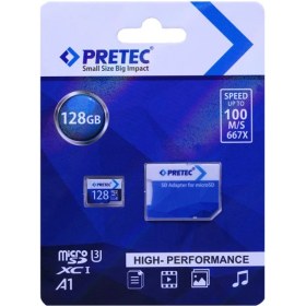 تصویر کارت حافظه PRETEC 128G_100mg 