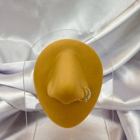 تصویر پرسینگ بینی حلقه ای 