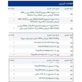 تصویر شیلنگ منبع انبساط اورجینال فرانسوی 206 و 207 با لیبل ایساکو 