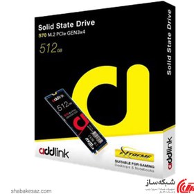 تصویر حافظه SSD اینترنال ادلینک Addlink S70 Lite M.2 2280 ظرفیت 512GB 