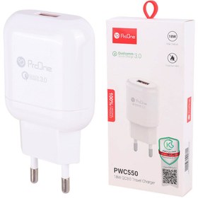 تصویر شارژر دیواری پرووان مدل PWC550 ProOne PWC550 Wall charger