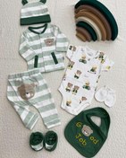 تصویر شلوار تمام چاپ لاکی نیلی 