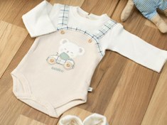 تصویر بادی آستین بلند فانتزی نوزادی طرح koala pino دانالو Danaloo 