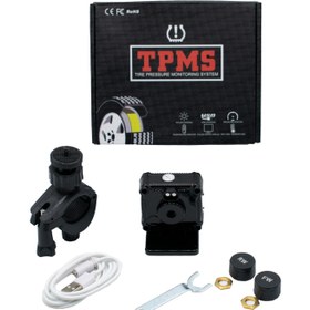 تصویر سیستم مانیتورینگ فشار لاستیک موتور سیکلت (TPMS) – M9 – سنسور خارجی 