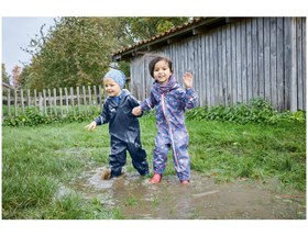 تصویر سرهم بارانی دخترانه لوپیلو آلمان بدون آستر طرح گلدار 