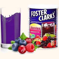 تصویر پودر شربت فوستر کلارکس - توت Foster Clarks