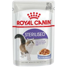 تصویر پک ۱۲ عددی پوچ گربه مدل استرلایز 85 گرمی رویال کنین (royal canin) Pouch Sterilised 12×85 gr