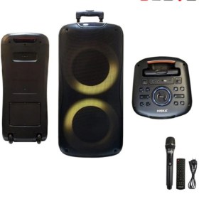 تصویر اسپیکر چمدانی پارتی باکس هیسکا HISKA 1009 Hiska Party Box 1009 Wireless Speaker