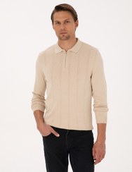 تصویر بافت مردانه آستین بلند راسته | پیر کاردین Pierre Cardin 50317398 