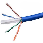 تصویر کابل شبکه لگراند CAT6 UTP CCC حلقه 305 متری cable network LEGRAND CAT6 UTP 052 305M