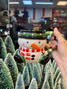 تصویر ماگ آدم برفی و بابانوئل 