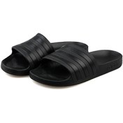 تصویر دمپایی زنانه آدیداس مدل F35550 با رویه چرم مصنوعی رنگ سیاه 