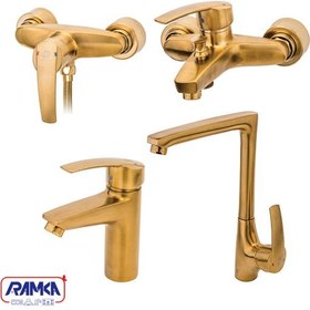 تصویر ست شیرآلات قهرمان مدل بهادر Ghahraman Set Faucet Bahador Model