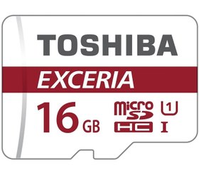 تصویر رم میکرو اس‌دی 16 گیگابایت Toshiba 16GB EXCERIA M302 microSDHC Class 10 