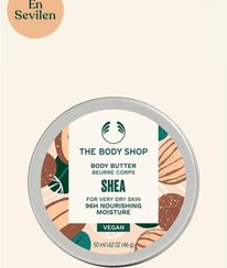 تصویر کرم بدن بادی شاپ اورجینال shea50 