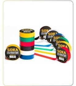 تصویر چسب برق سوکا soka pvc insulation electrical tape soka